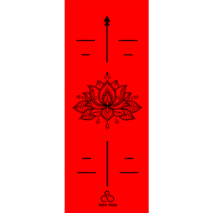 thảm yoga màu đỏ đậm